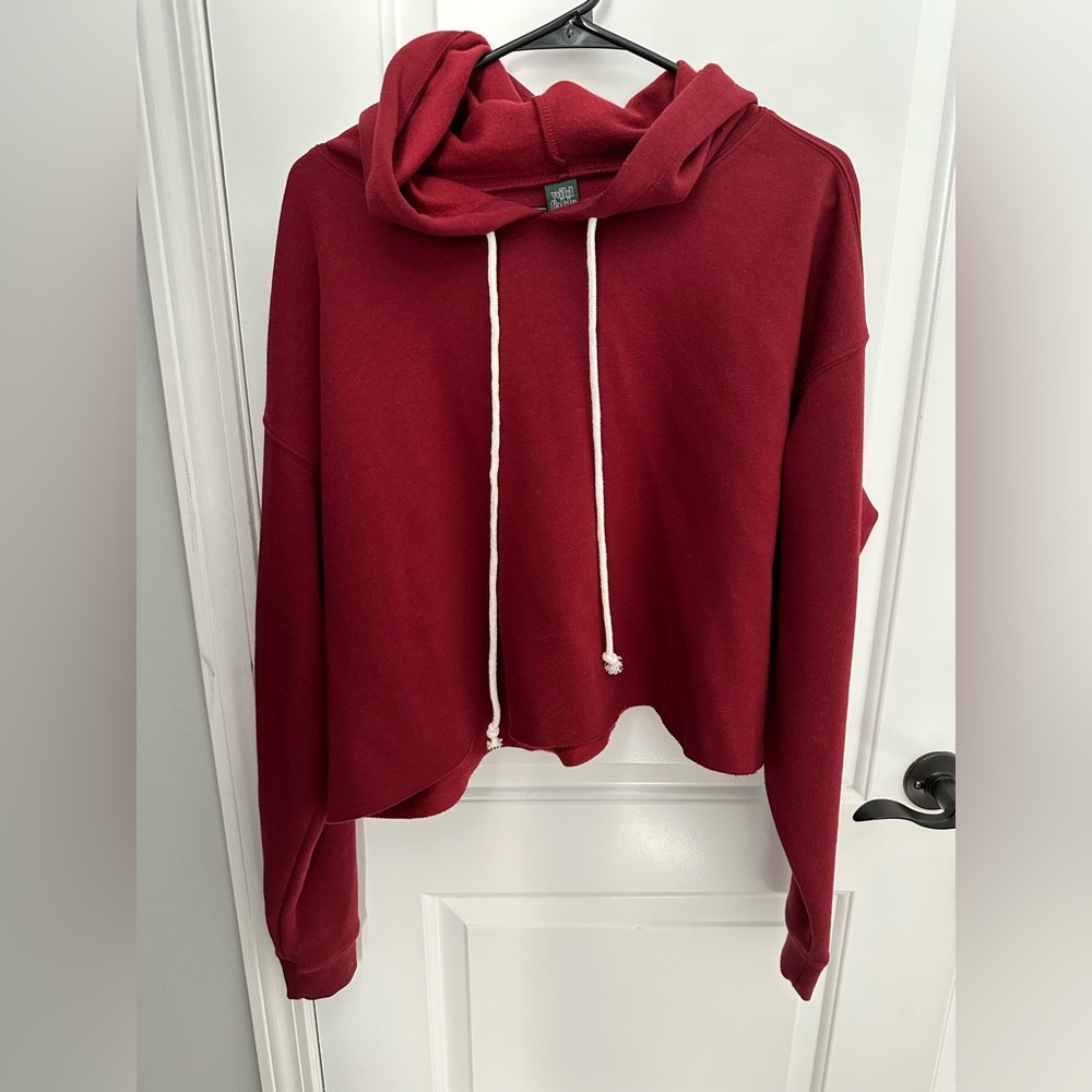 NWOT cropped hoodie